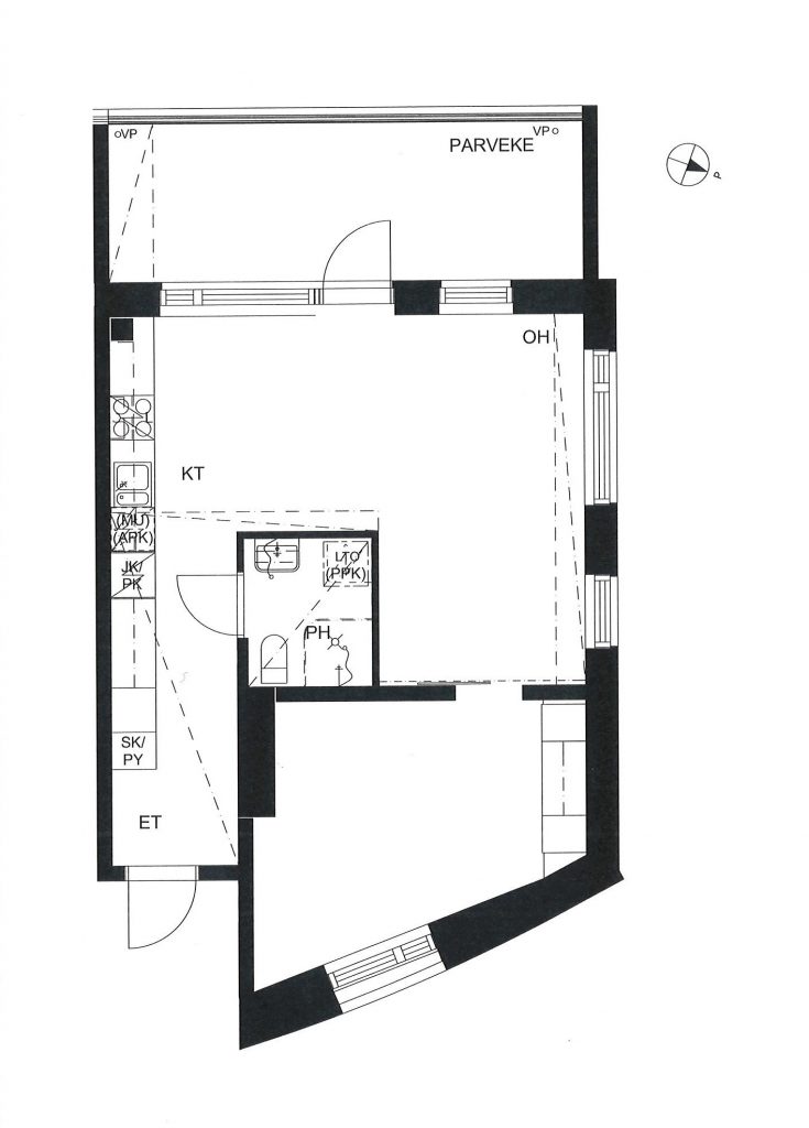 Magneettikatu 9, kaksio 49,5 m2